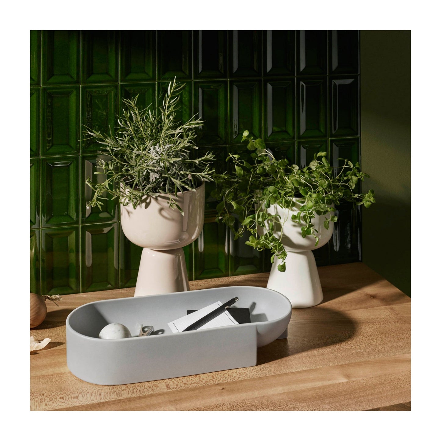 Kuru Ceramic Light Grey Bowl